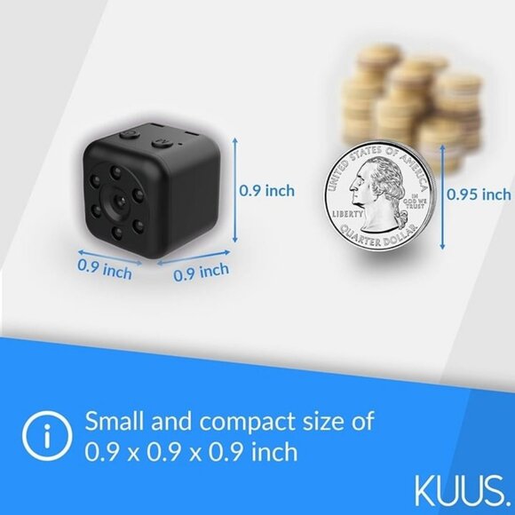 C1 Hidden Camera with audio/video. Mini Camera, Small Camera. Spy Hidden Cameras - Picture 3 of 7